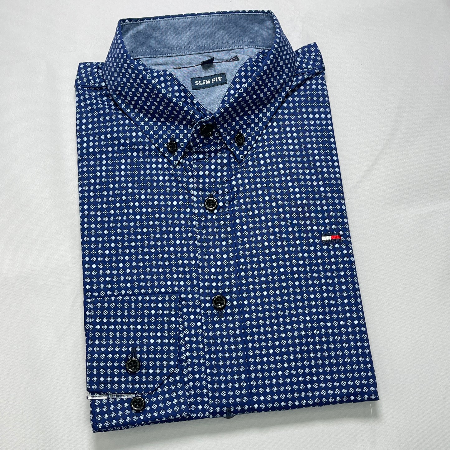 Vintage print shirt for men - VT14