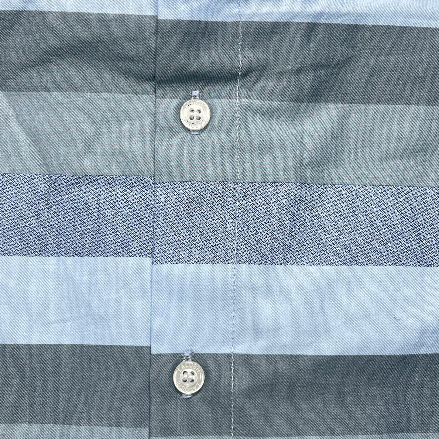 LST9 blue-grey striped men shirt