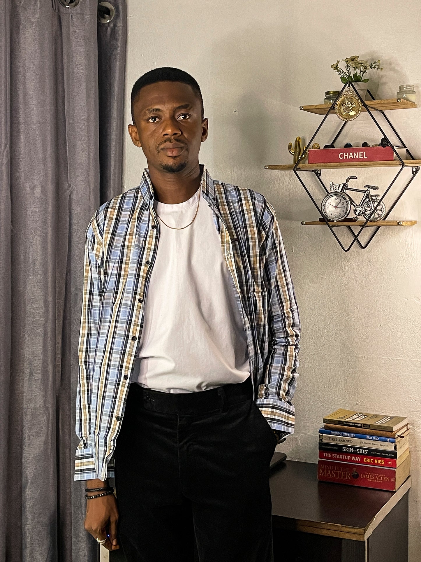 Slim Fit MC Check Oxford Shirt - TH14