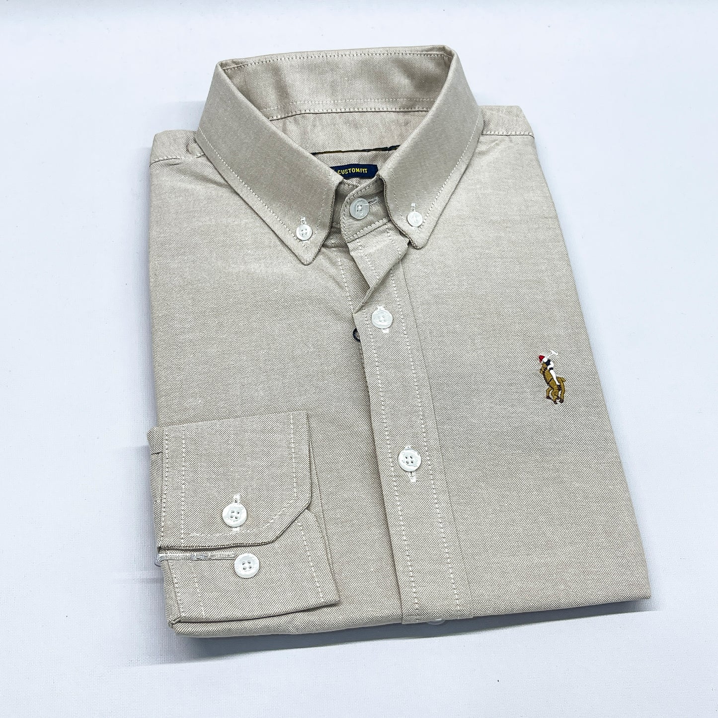 Men RL27 Long Sleeve Plain Shirt