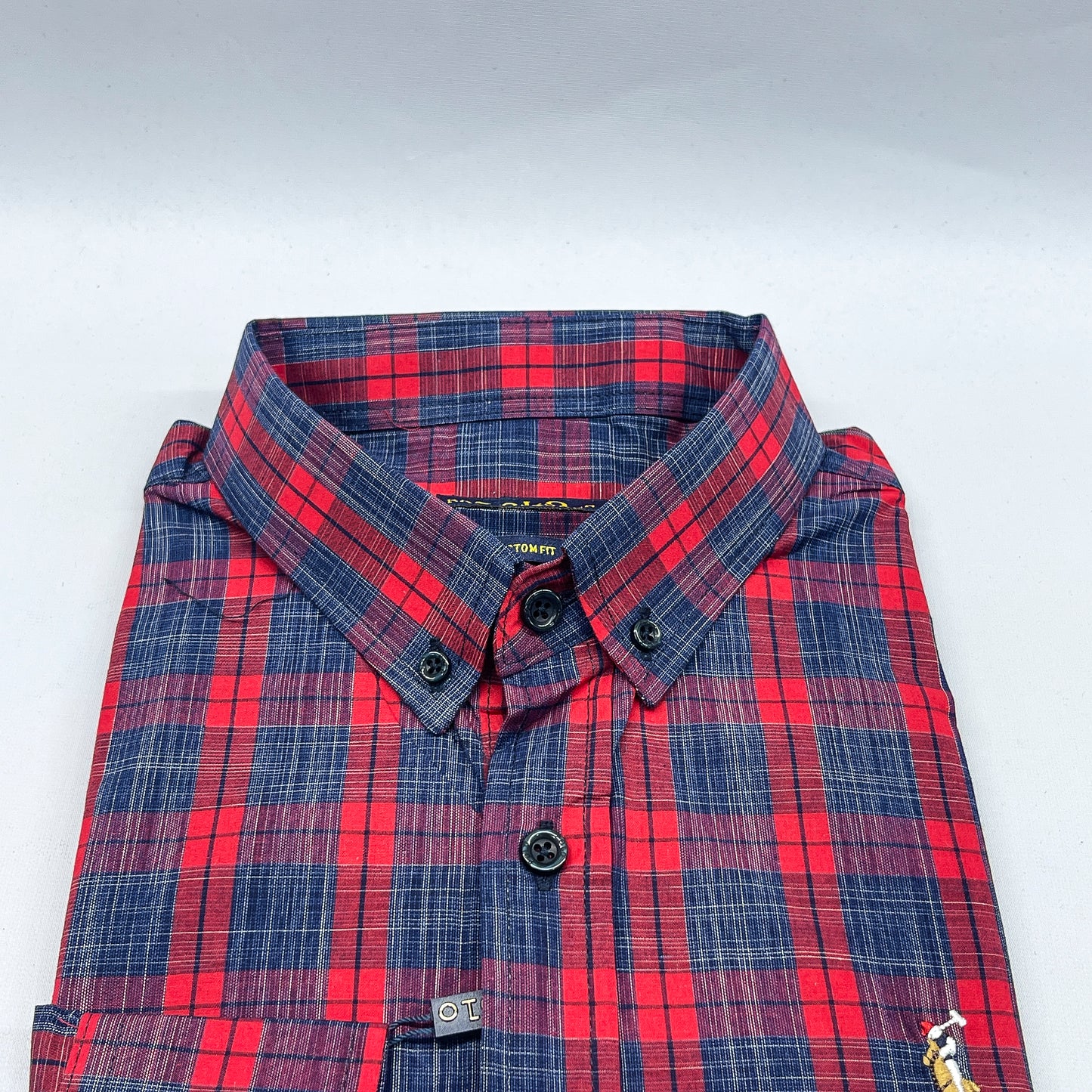 Men RL20 Long Sleeve Plaid Shirt
