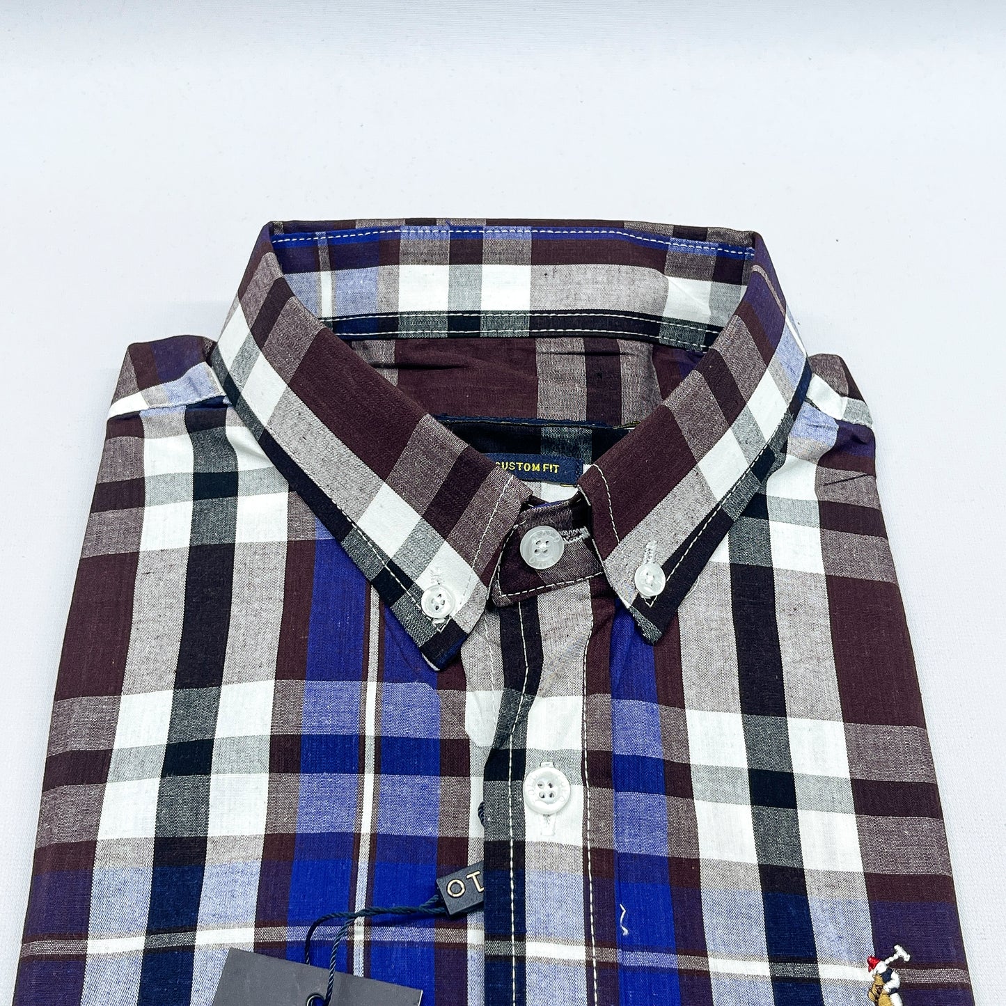 Men RL17 Long Sleeve Plaid Shirt