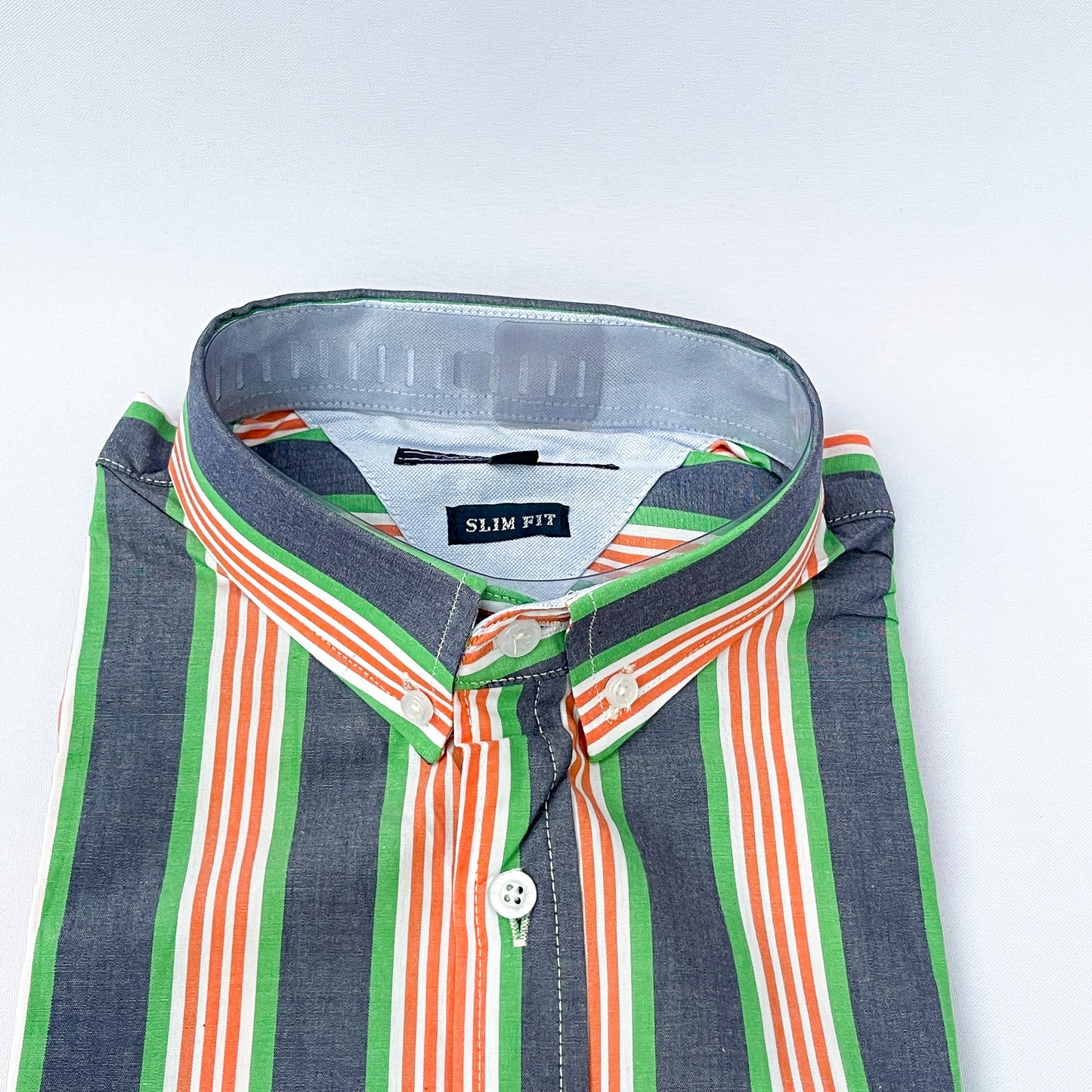 Slim Fit MC Striped Oxford Shirt - TH35