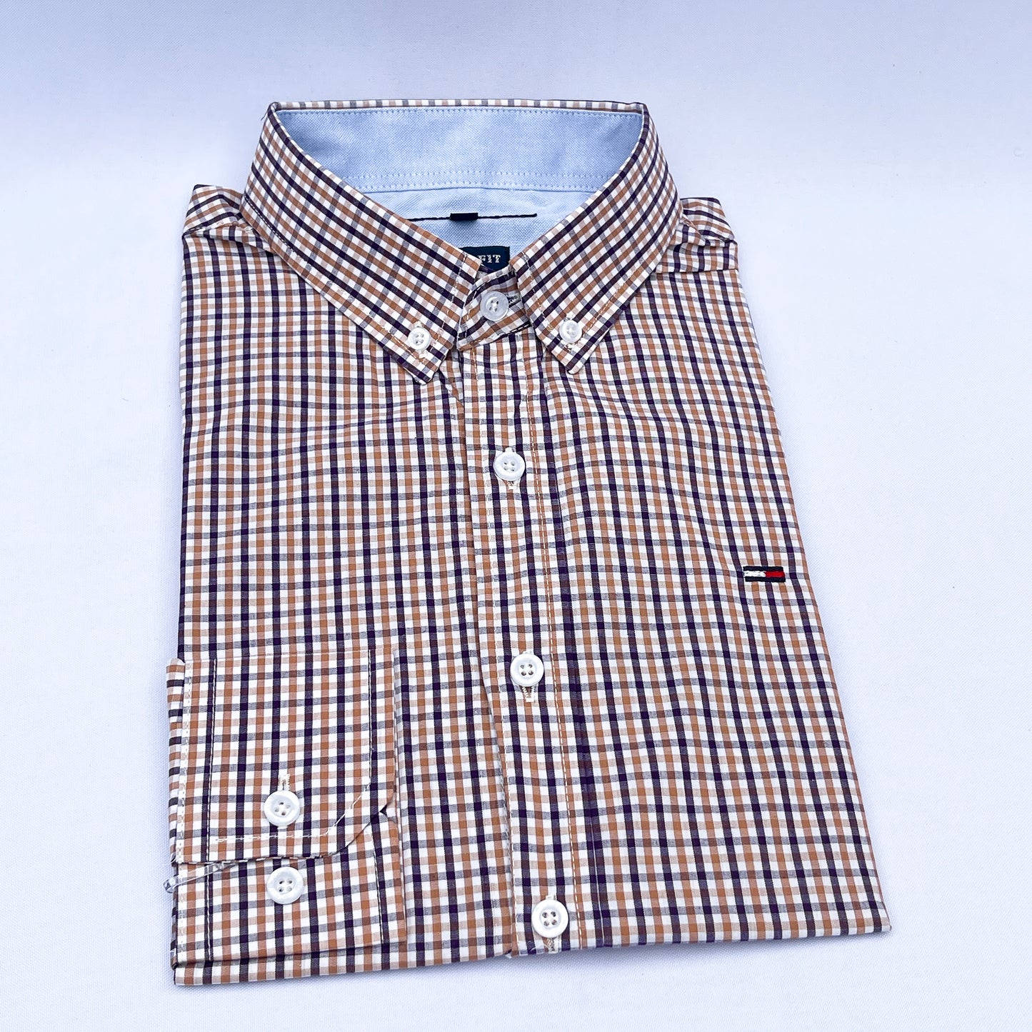 Slim Fit MC Gingham Oxford Shirt - TH11