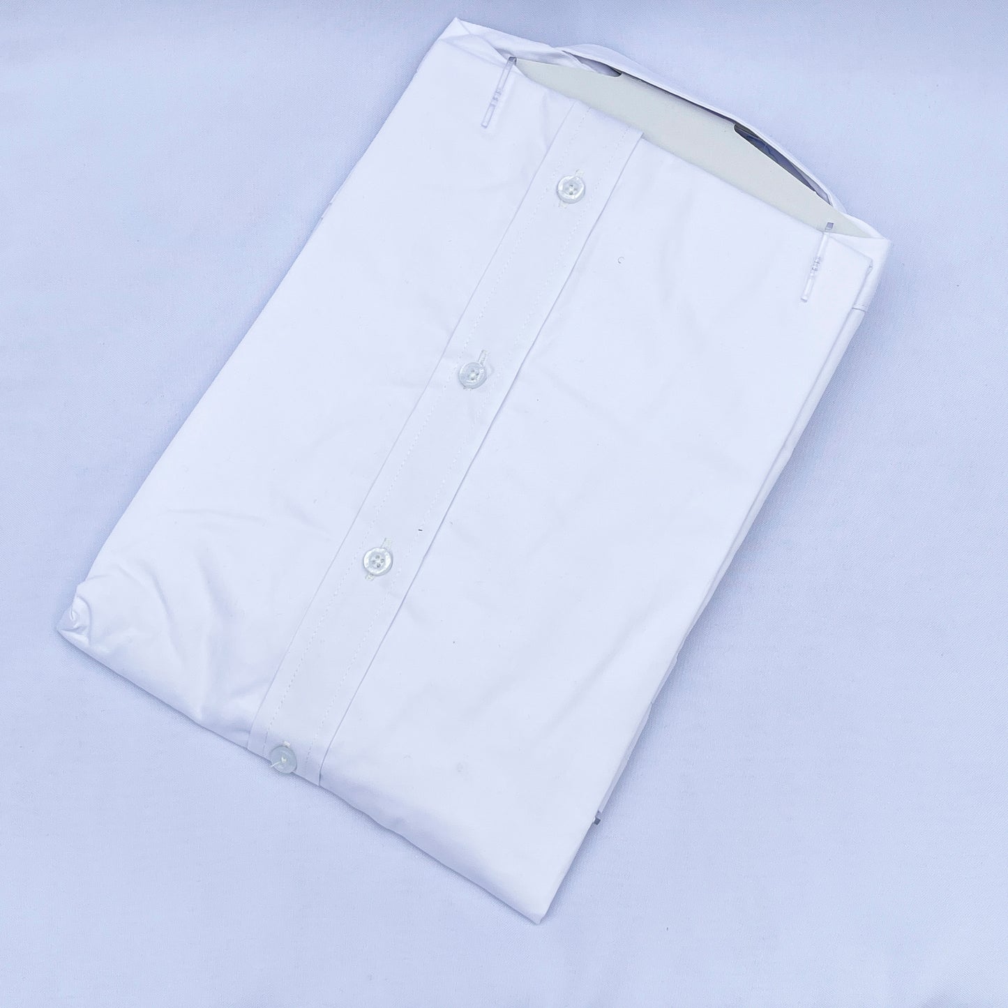 Slim Fit Plain Oxford White Shirt - TH010