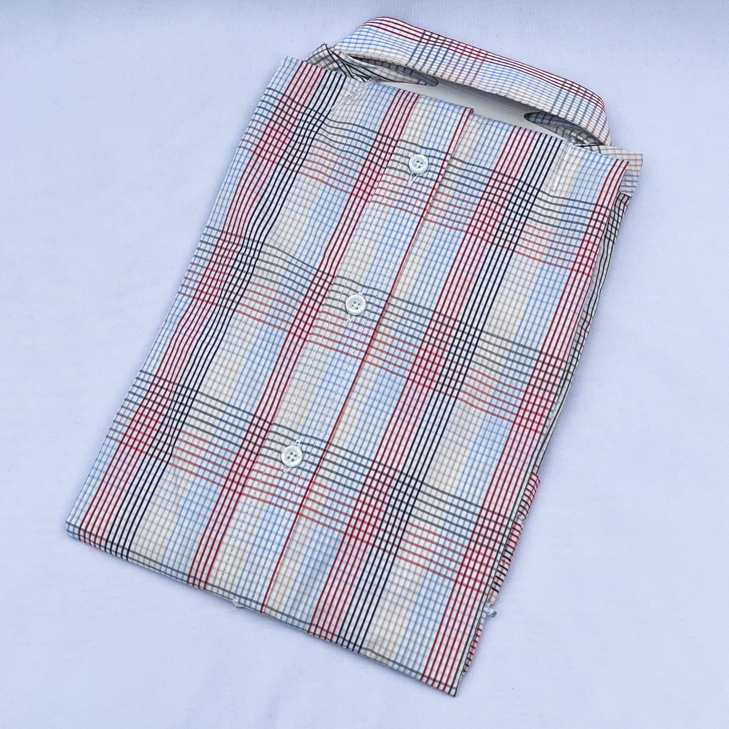 Slim Fit Glen Check Oxford Shirt - TH15