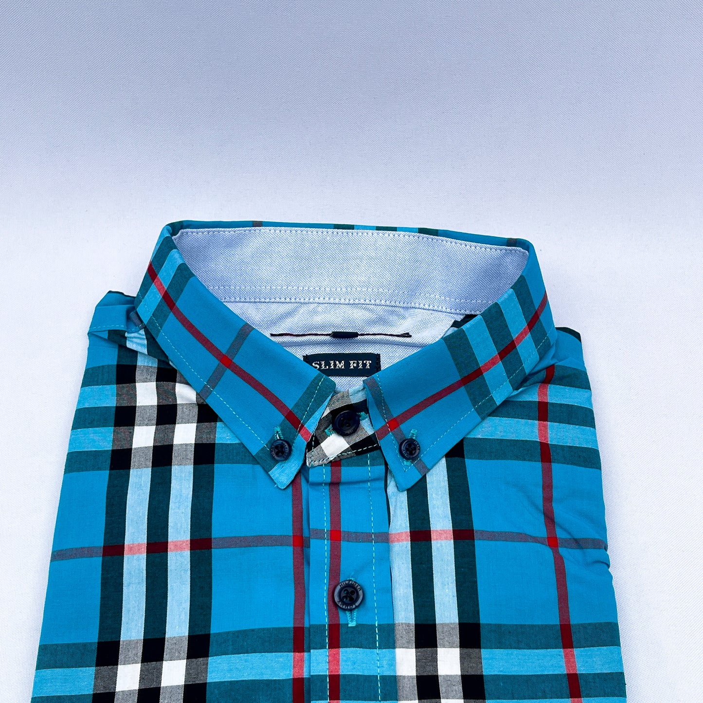 Slim Fit Check Oxford Shirt - TH17