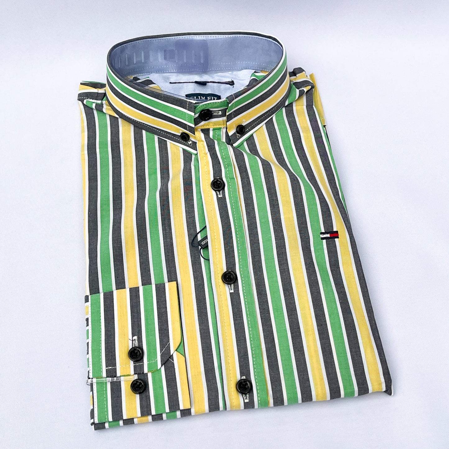 Slim Fit MC Striped Oxford Shirt - TH33