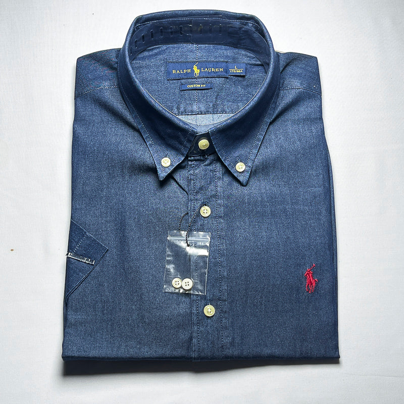 Men’s denim short-sleeve shirt - SD2