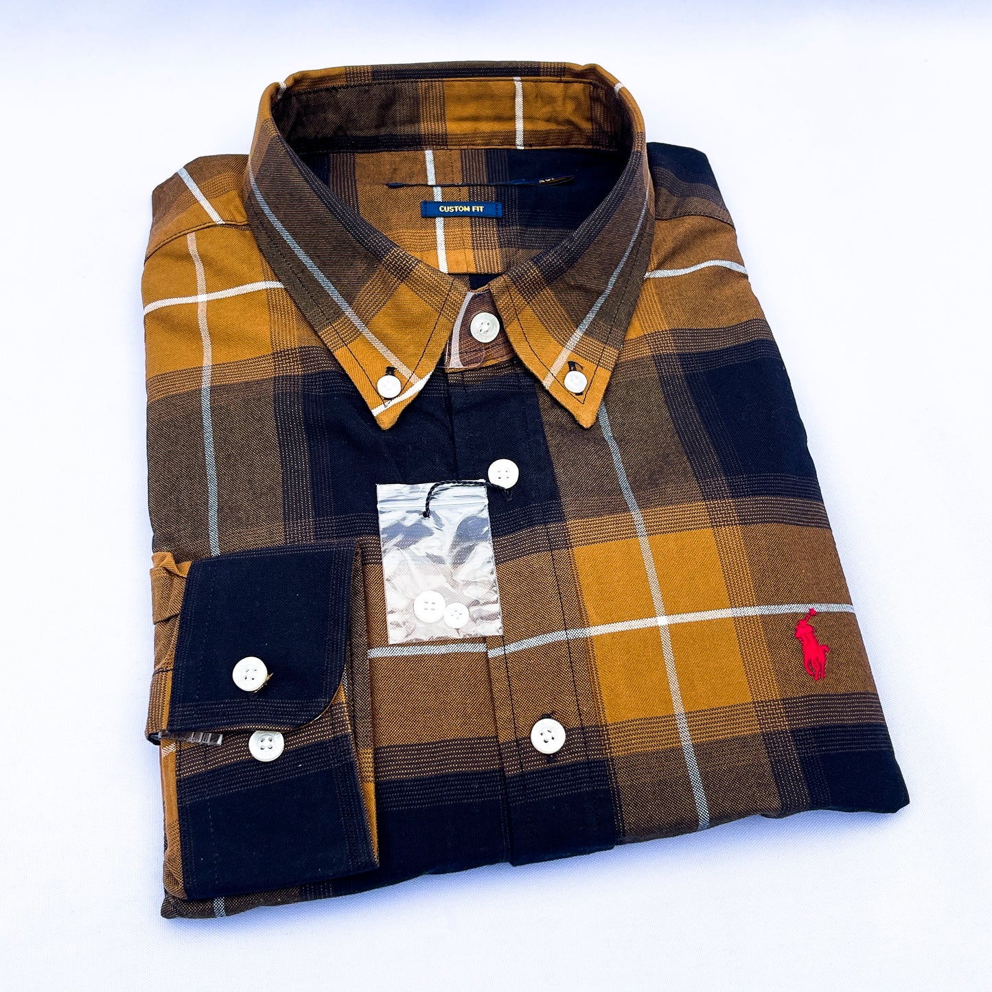 Long-Sleeve Oxford Custom Cotton Shirt - RL09