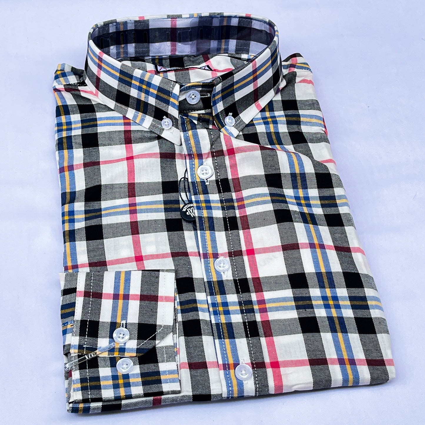 Men’s multi M026 long-sleeve oxford shirt