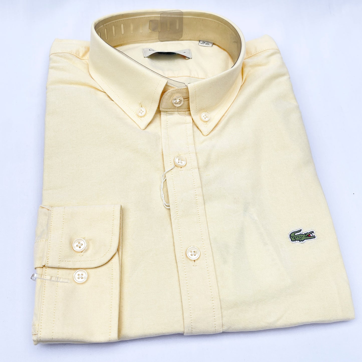 Men’s mustard LC4 long-sleeve oxford shirt