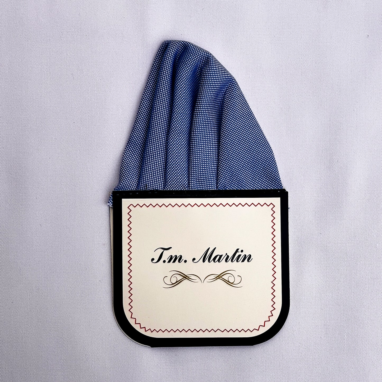 Men’s blue smart fit cotton shirt - TM02