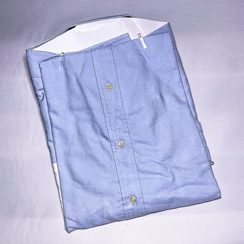 PRL sky blue oxford men long sleeve shirt