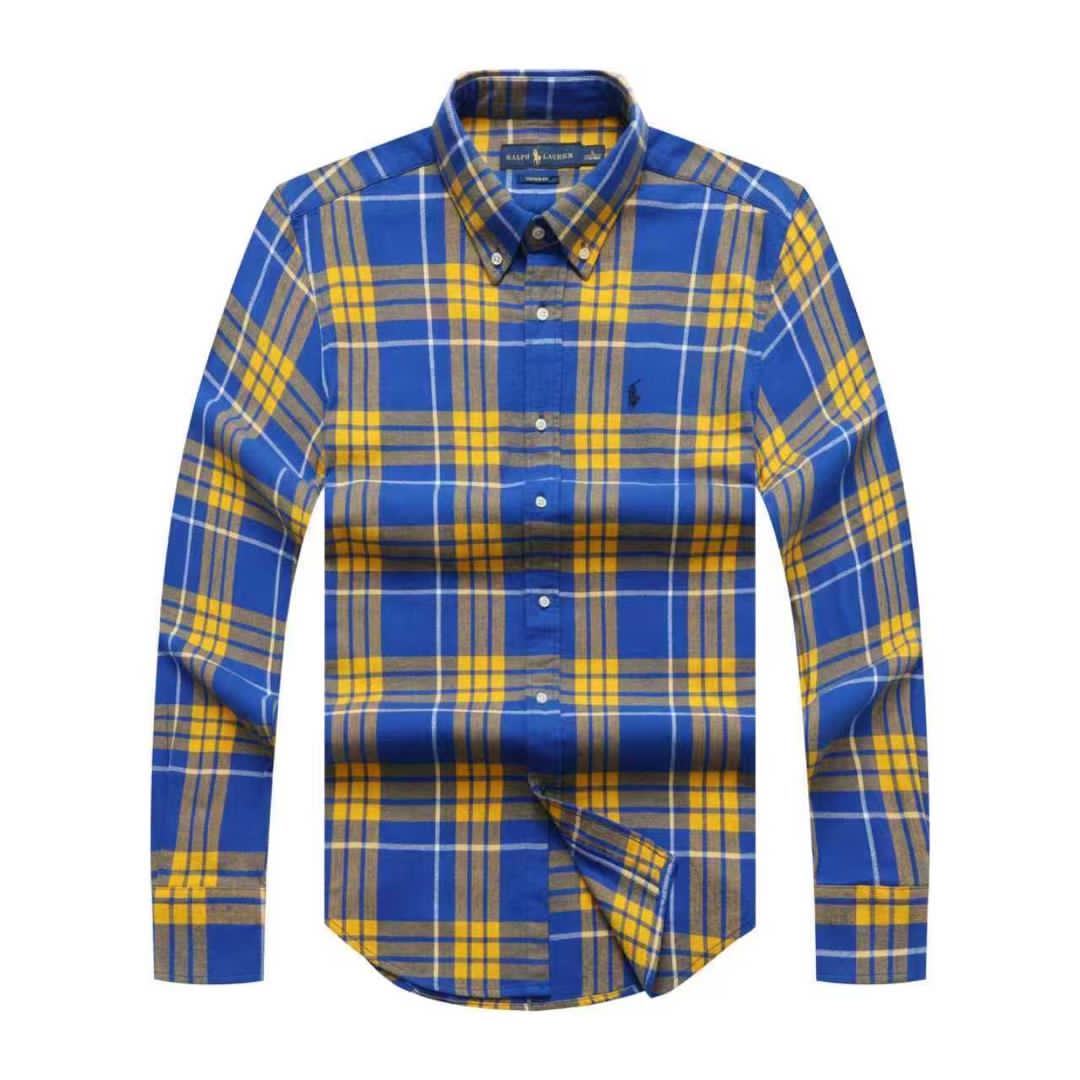 Varsity Check Classic Men Long Sleeve Shirt