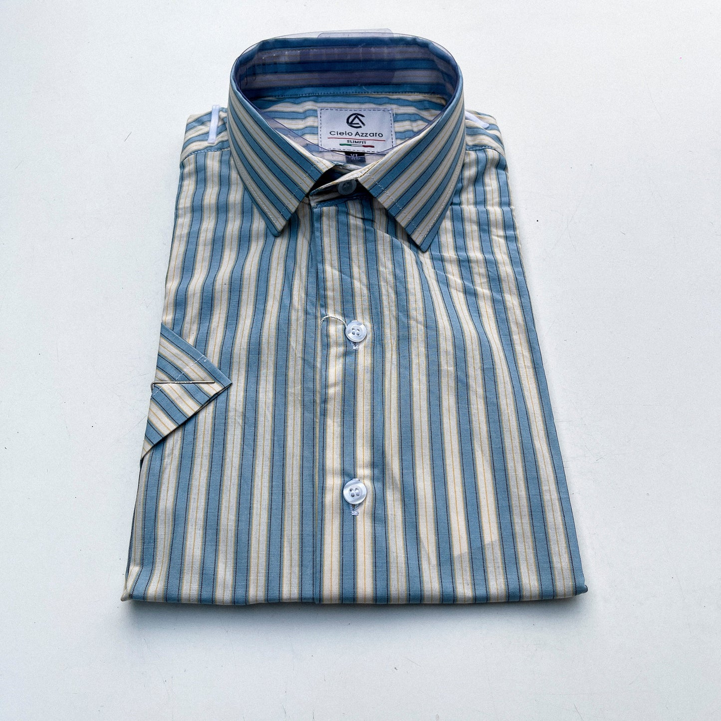 Men's short sleeved shirt (U48S) by C. Azzaro