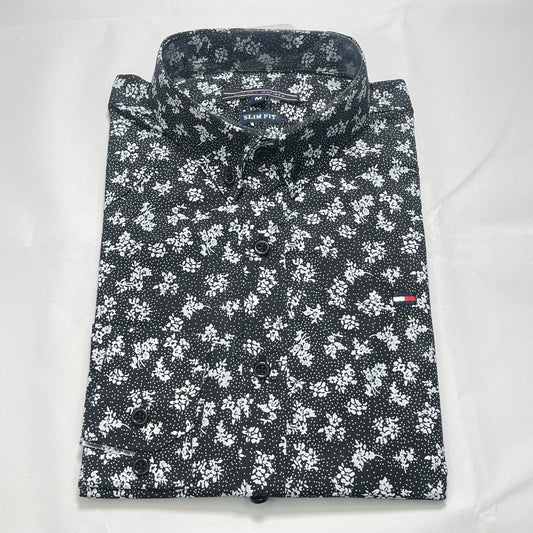 Vintage print shirt for men - VT4