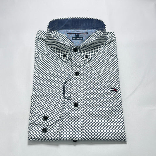Vintage print shirt for men - VT8