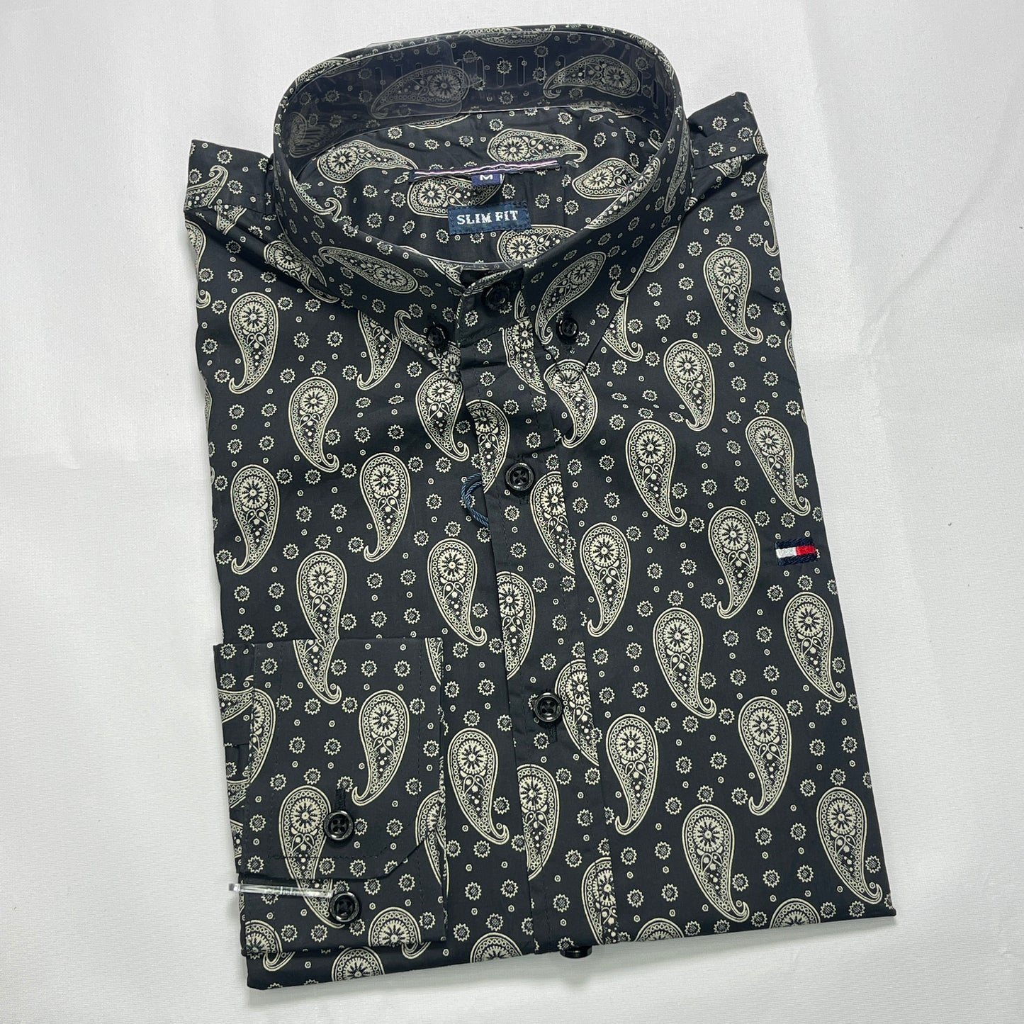 Vintage print shirt for men - VT6