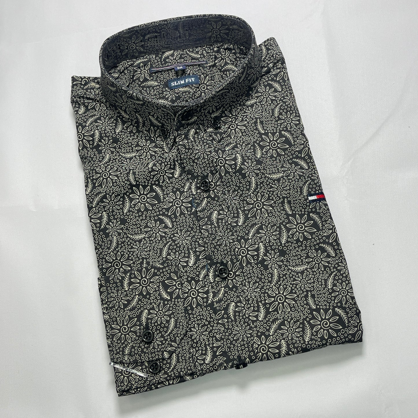 Vintage print shirt for men - VT11