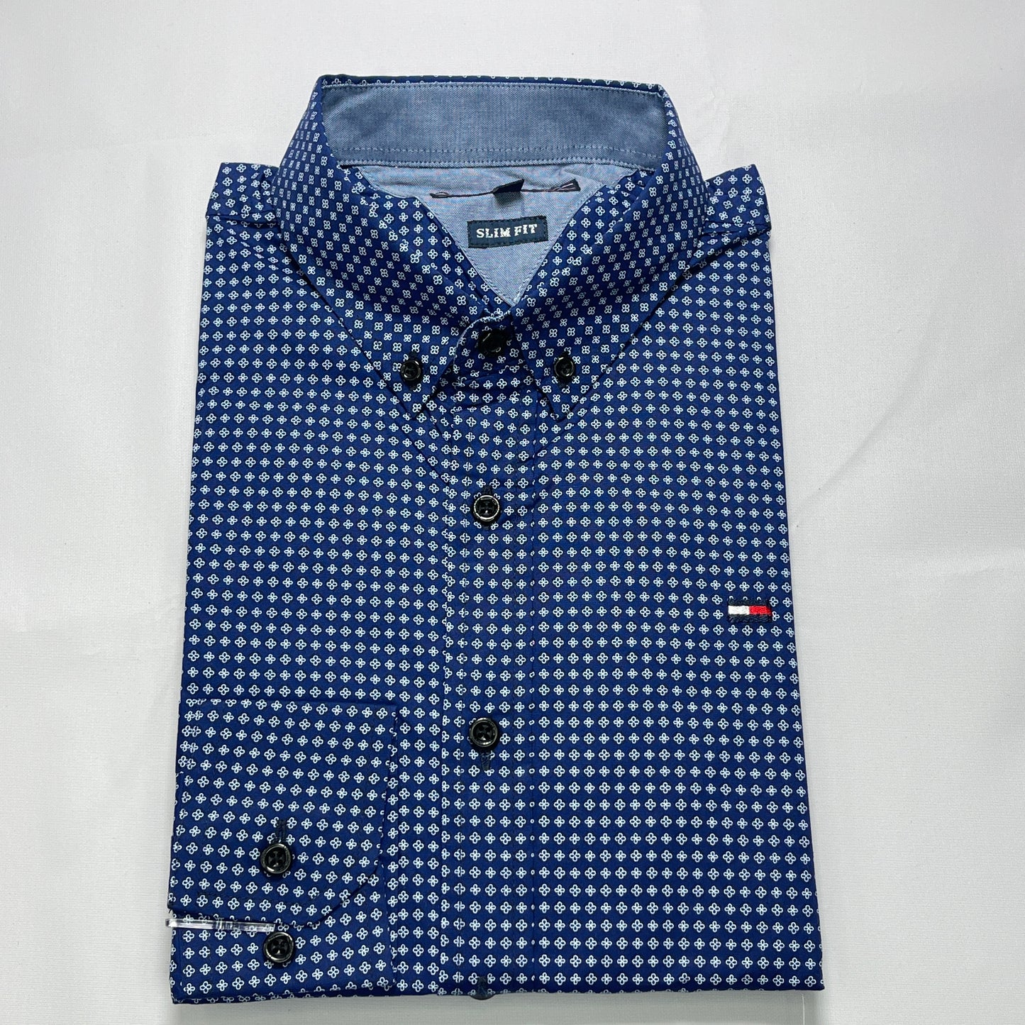 Vintage print shirt for men - VT14