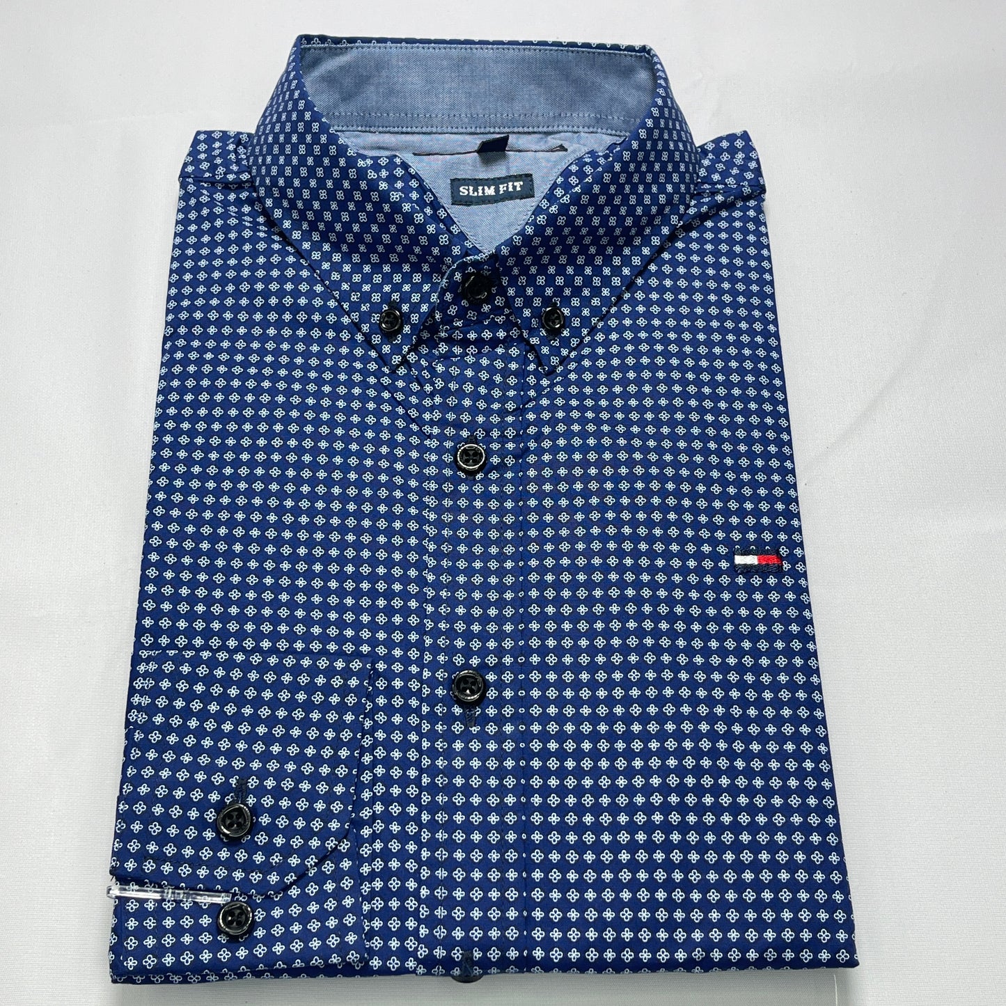 Vintage print shirt for men - VT14