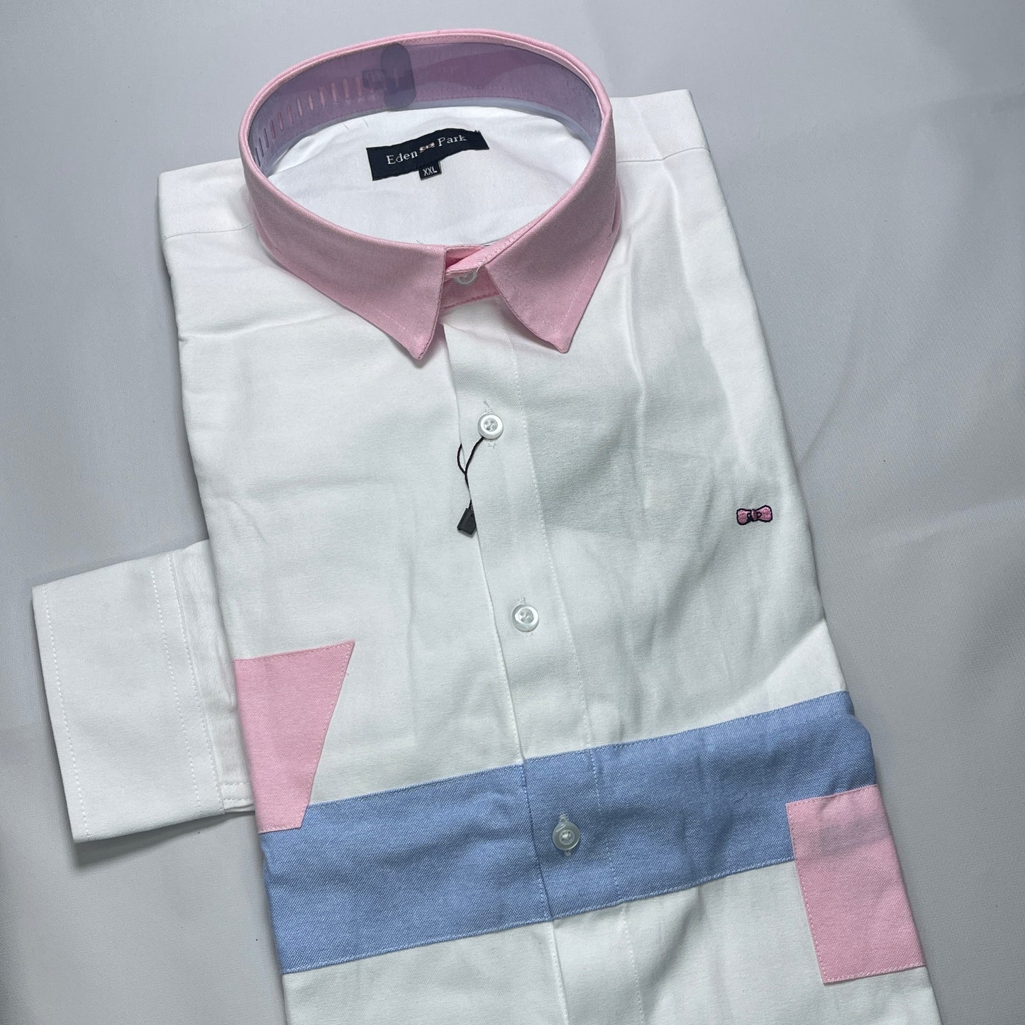 Eden Park white pastel men shirt