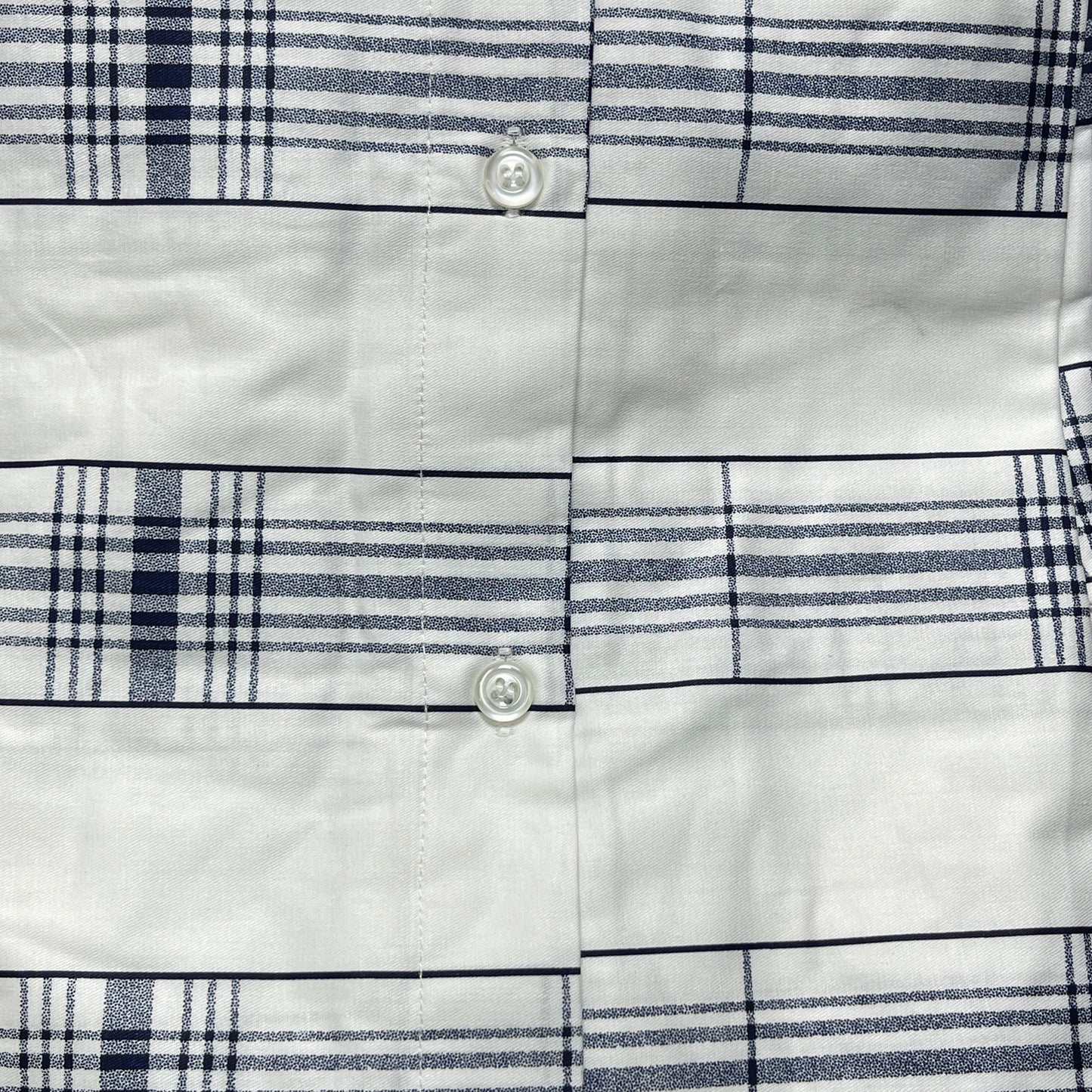 BB2 white plaid men shirt