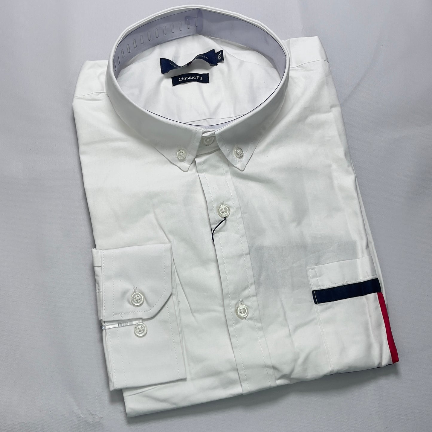 TH1 white classic-fit men shirt