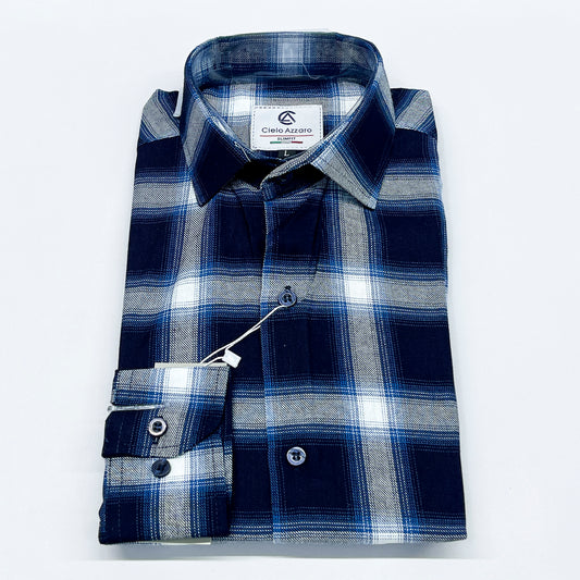 Men Long Sleeve Cotton Shirt CZ-25