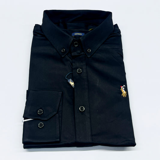 Men RL30 Long Sleeve Plain Shirt
