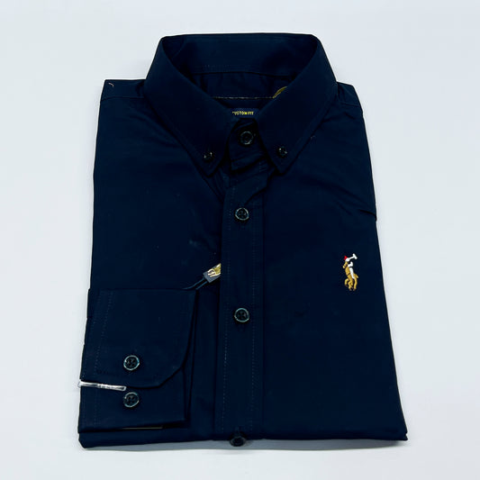 Men RL29 Long Sleeve Plain Shirt