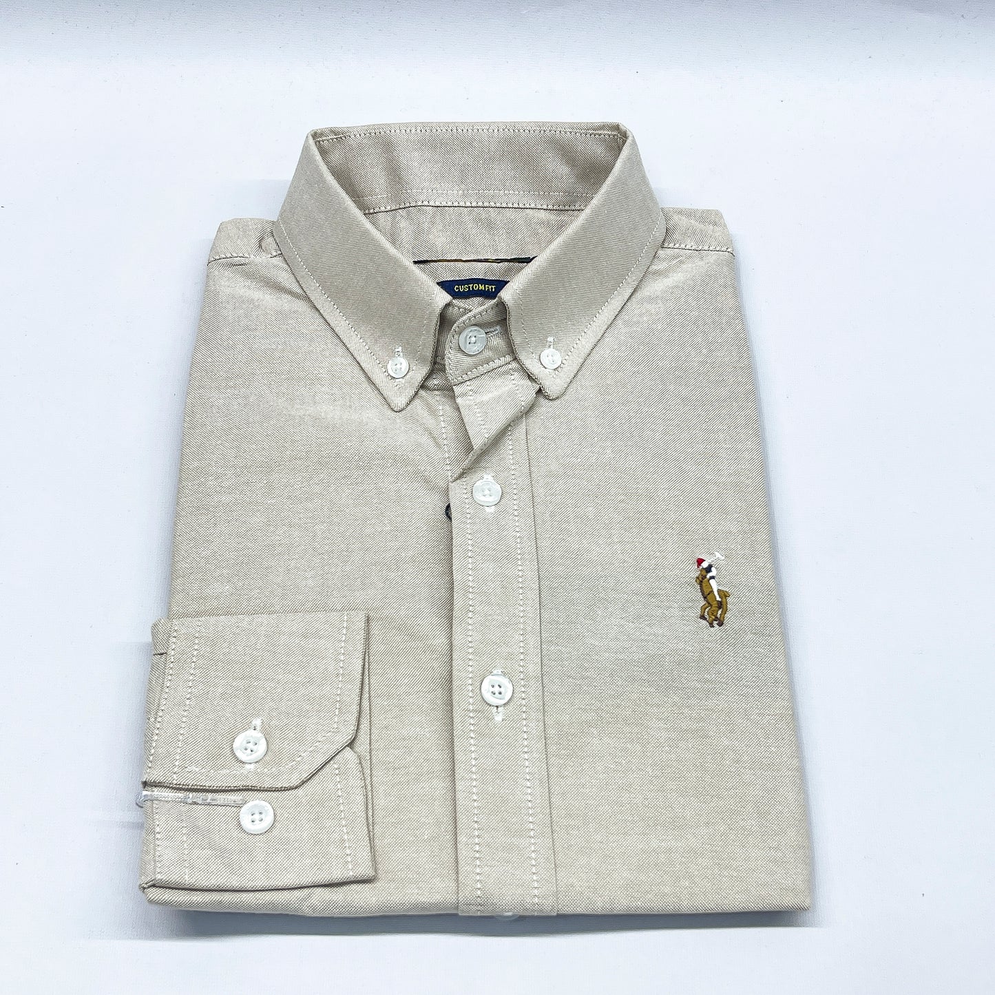 Men RL27 Long Sleeve Plain Shirt