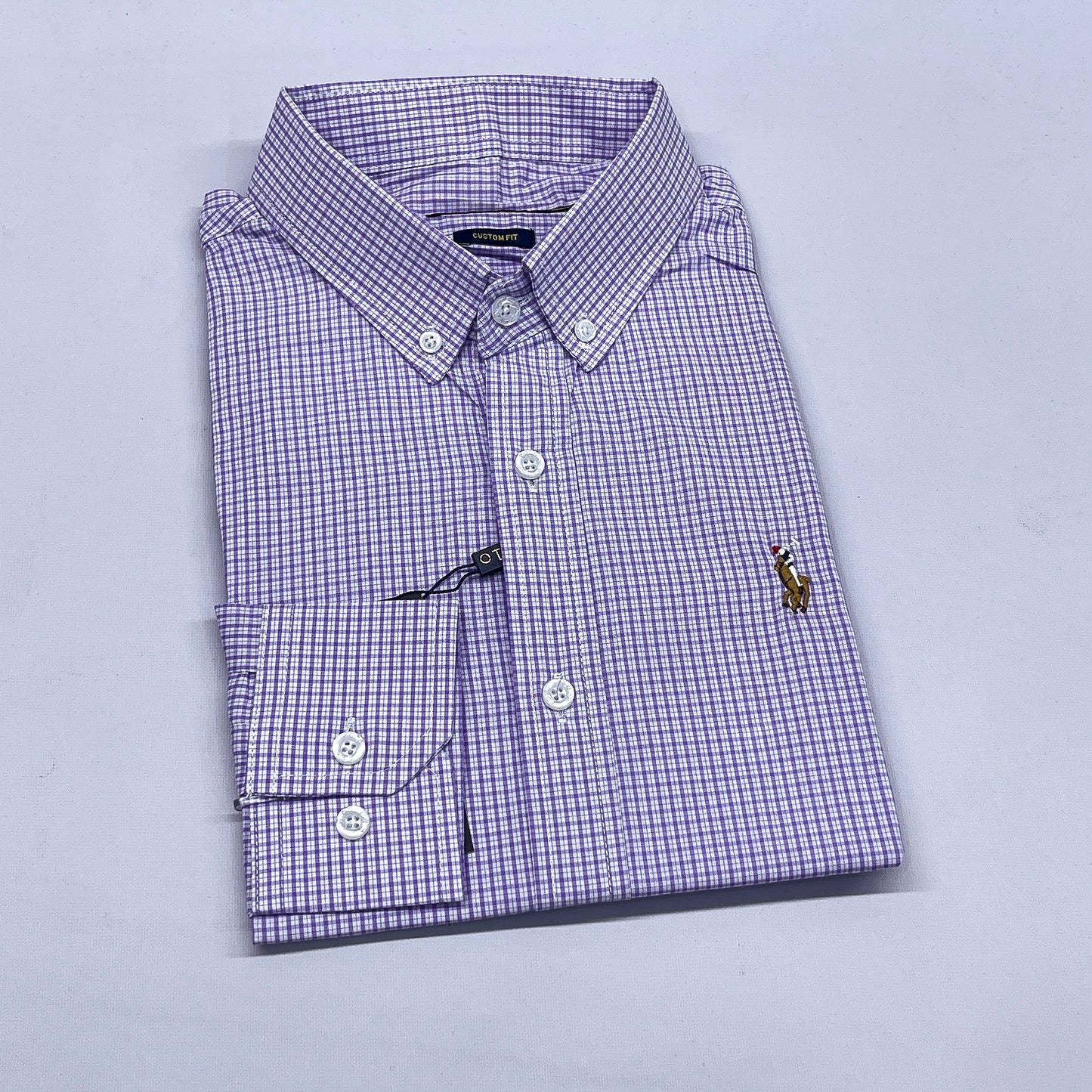 Men RL21 Long Sleeve Grid Check Shirt
