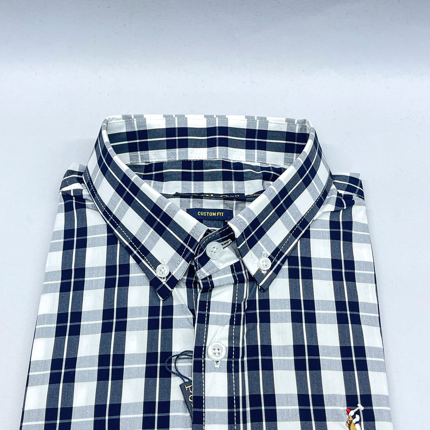 Men RL19 Long Sleeve Plaid Shirt