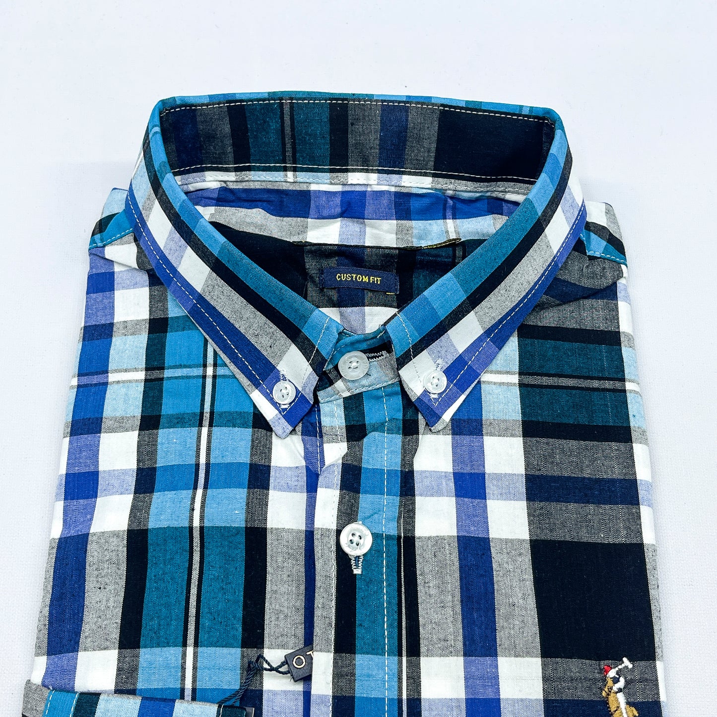 Men RL16 Long Sleeve Plaid Shirt