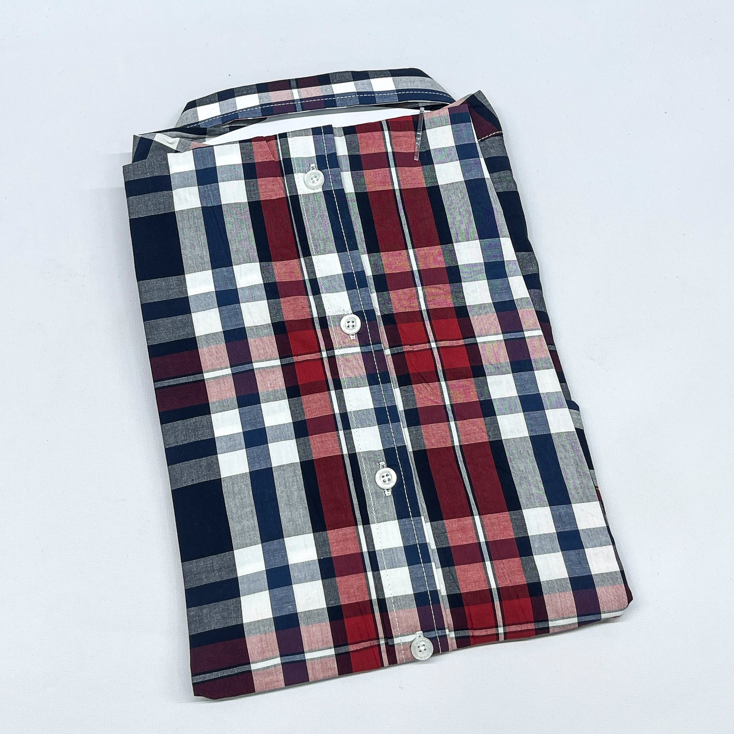 Men RL15 Long Sleeve Plaid Shirt