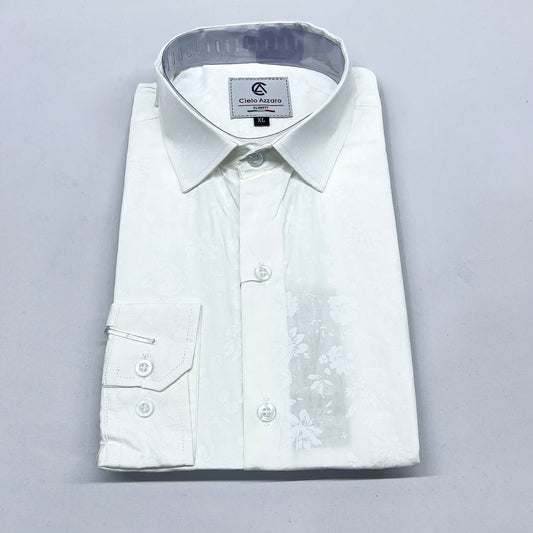 Men Long Sleeve Cotton Shirt CZ-02D
