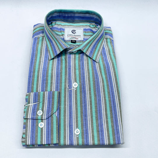 Men Long Sleeve Cotton Shirt CZ-19
