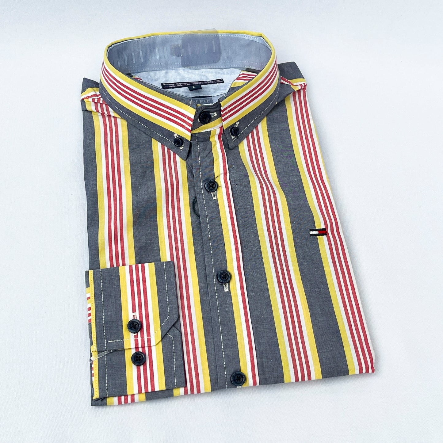 Slim Fit MC Striped Oxford Shirt - TH34