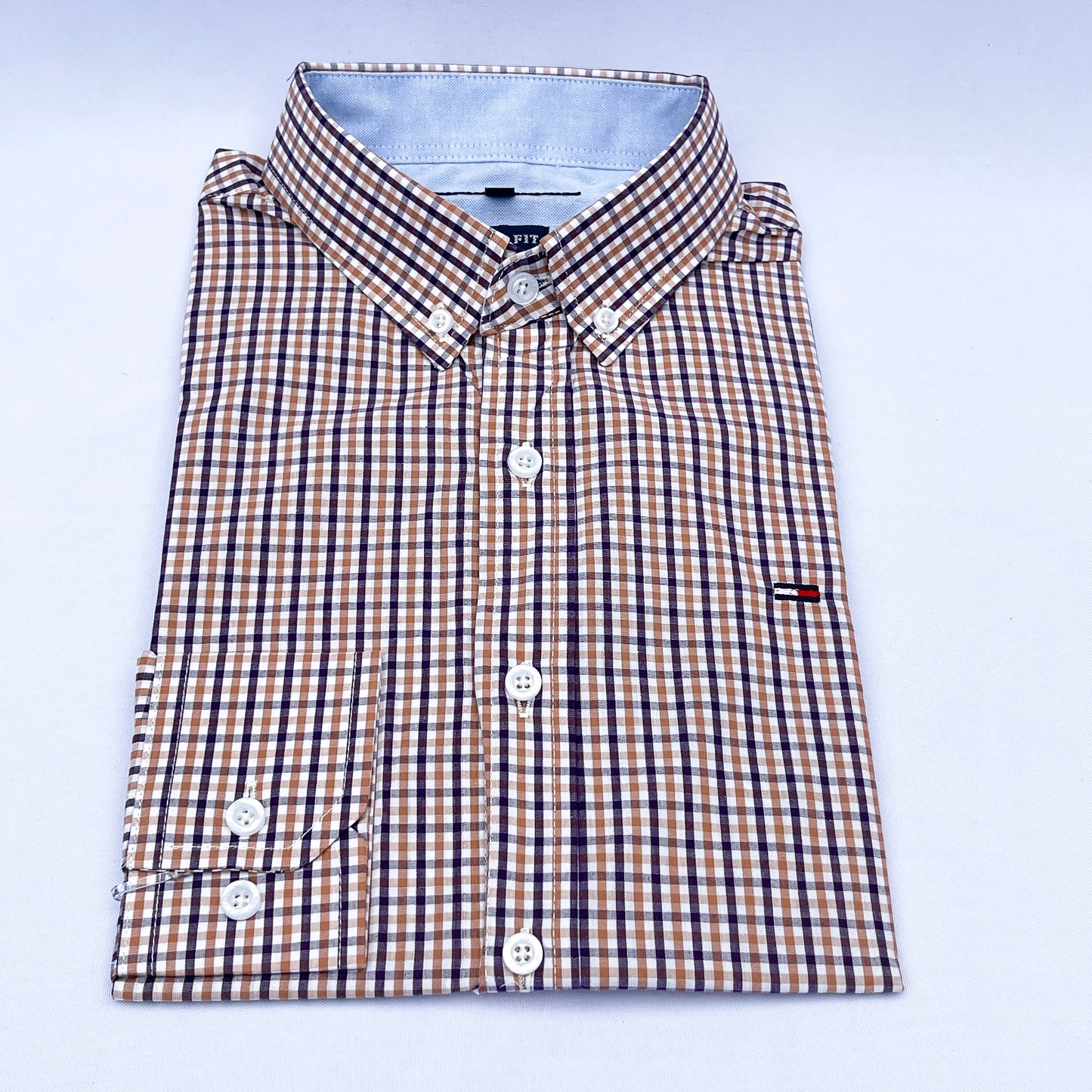 Slim Fit MC Gingham Oxford Shirt - TH11