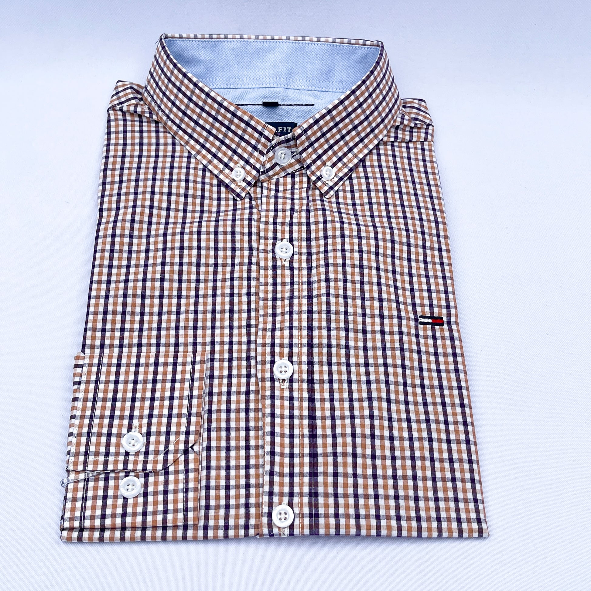 Slim Fit MC Gingham Oxford Shirt - TH11