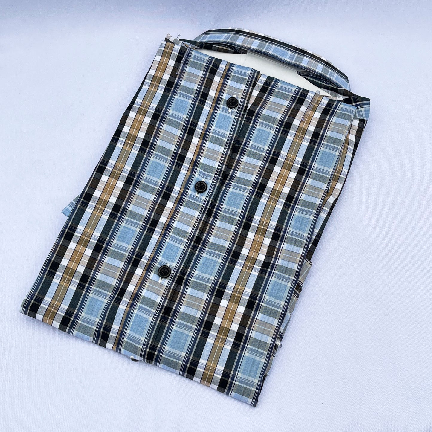 Slim Fit MC Check Oxford Shirt - TH14
