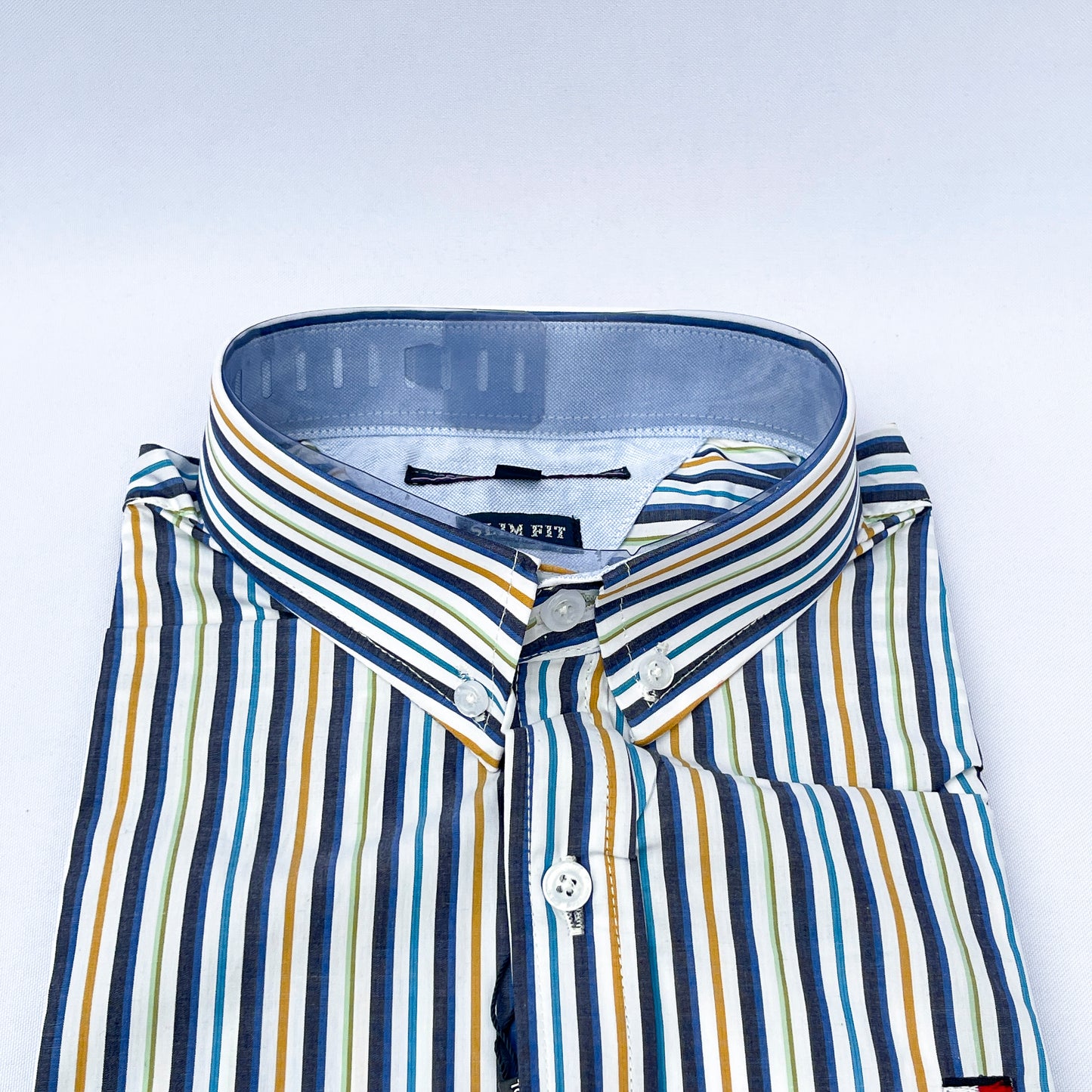 Slim Fit MC Striped Oxford Shirt - TH32