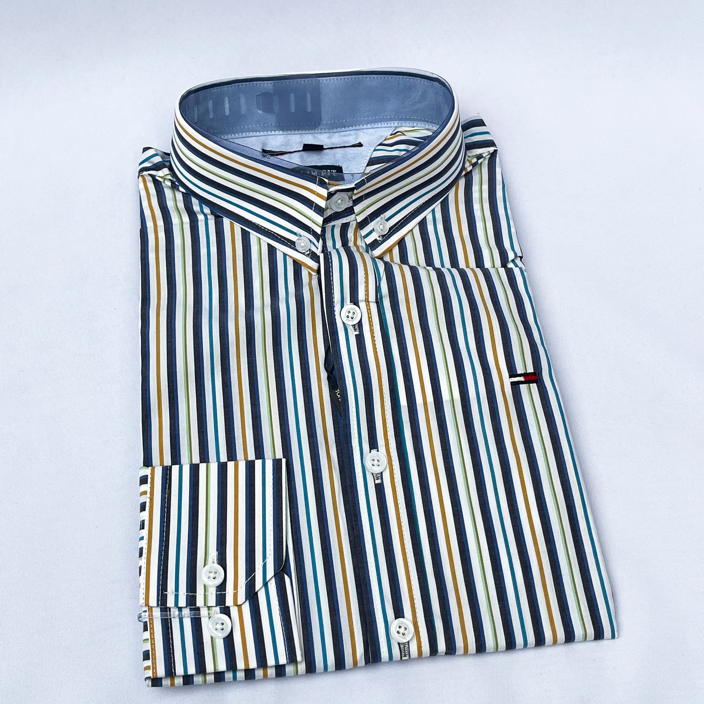 Slim Fit MC Striped Oxford Shirt - TH32