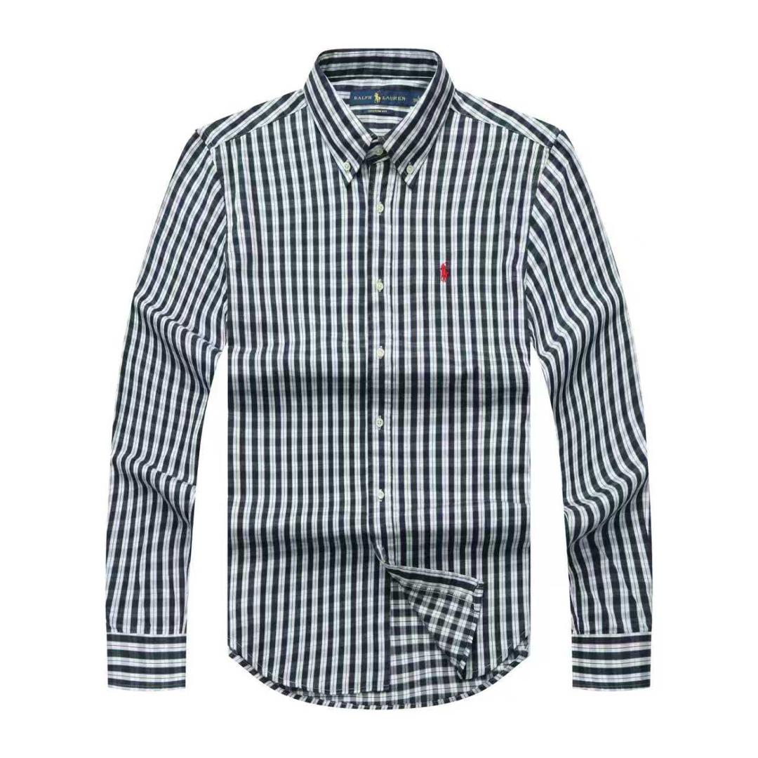 Black white gingham long sleeve shirt