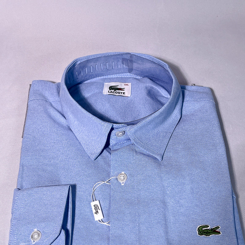 LCT6 men blue long sleeve shirt