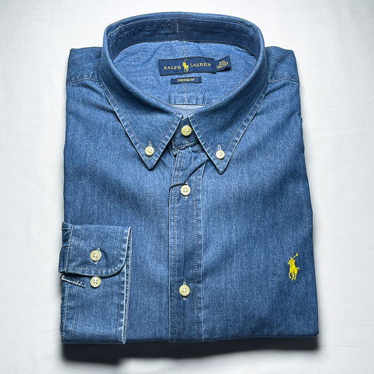Men’s denim long-sleeve shirt - LD6