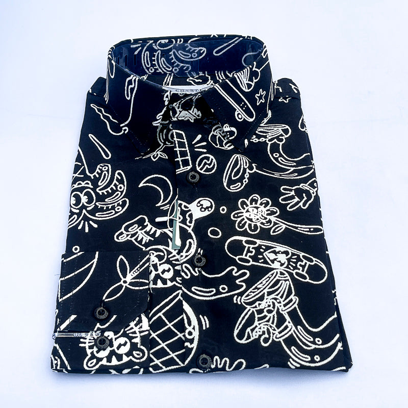 Men Long Sleeve Linen Shirt CT41