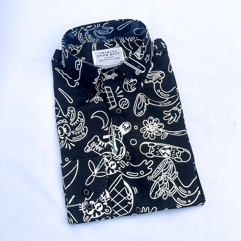 Men Long Sleeve Linen Shirt CT41